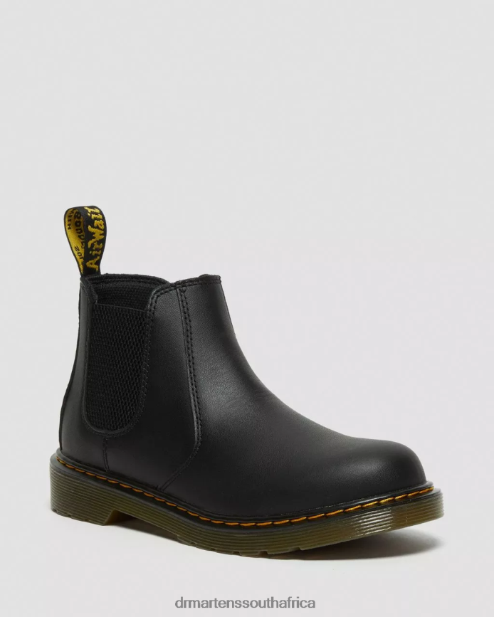 Youth 2976 Softy T Leather Chelsea Boots Dr. Martens Kids Footwear 2J208N459 Black Softy T
