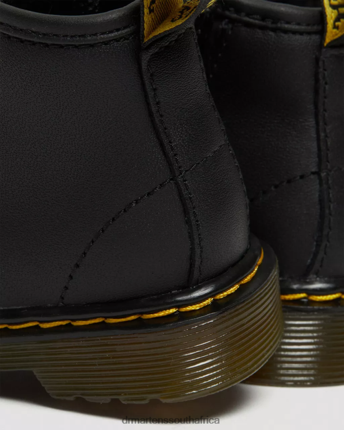 Infant 1460 Softy T Leather Lace Up Boots Dr. Martens Kids Footwear 2J208N392 Black Softy T