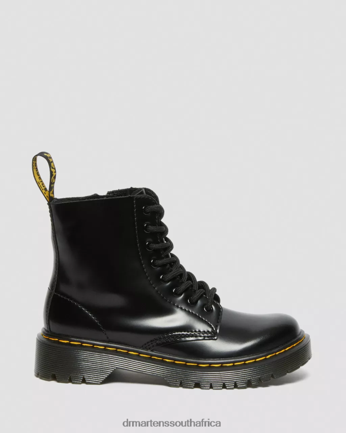 Junior 1460 Pascal Bex Leather Lace Up Boots Dr. Martens Kids Footwear 2J208N438 Black Lissome