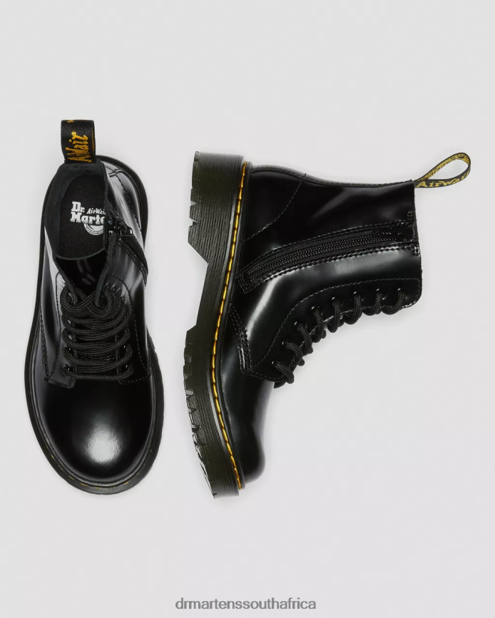 Junior 1460 Pascal Bex Leather Lace Up Boots Dr. Martens Kids Footwear 2J208N438 Black Lissome