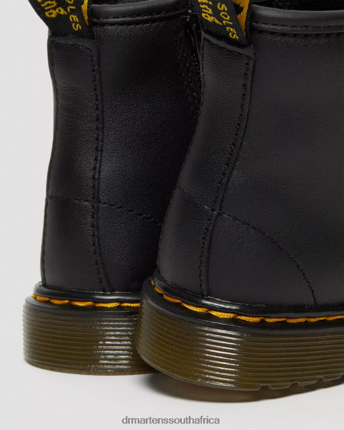 Toddler 1460 Softy T Leather Lace Up Boots Dr. Martens Kids Footwear 2J208N401 Black Softy T