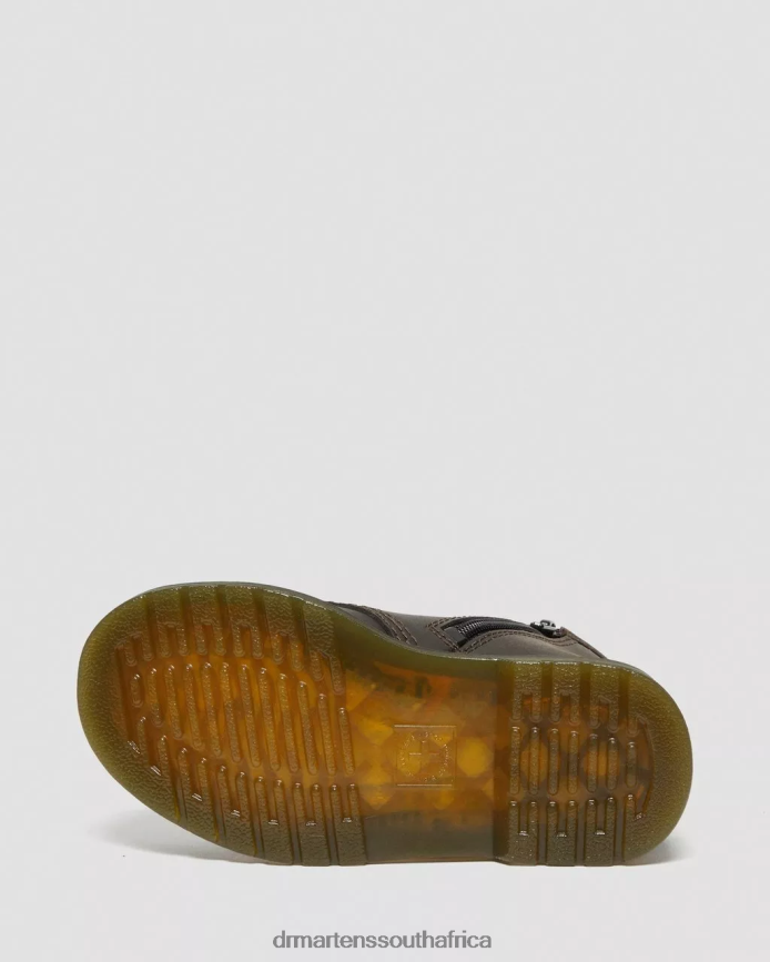 Toddler 1460 Wildhorse Leather Lace Up Boots Dr. Martens Kids Footwear 2J208N408 Dark Brown Wildhorse Lamper