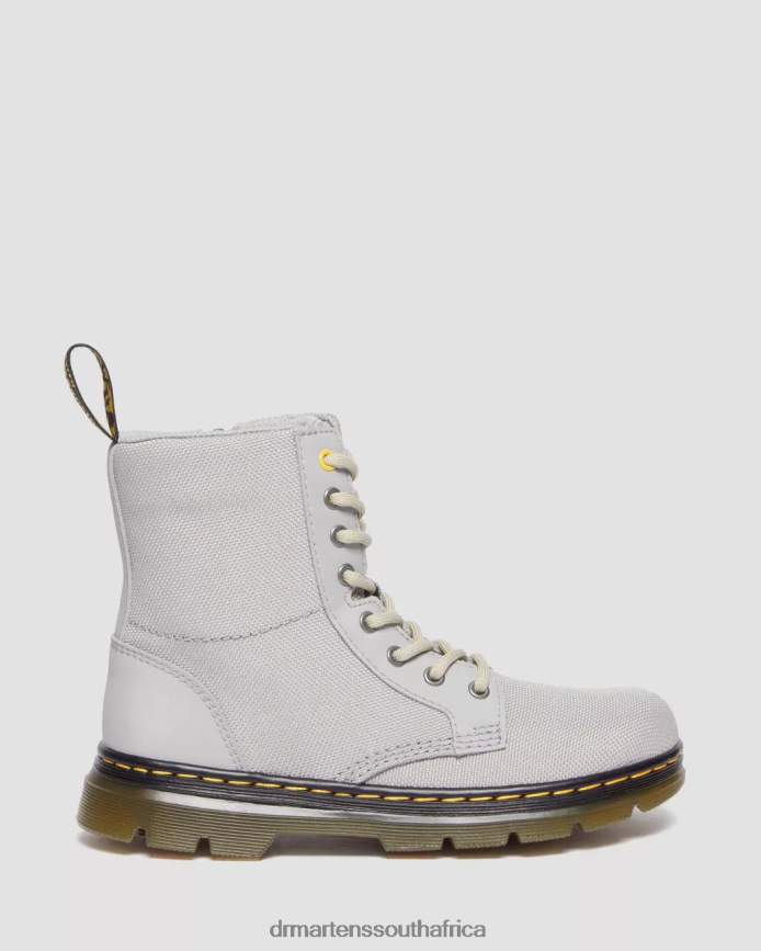 Junior Combs Extra Tough Poly Casual Boots Dr. Martens Kids Footwear 2J208N442 Mid Grey Extra Tough & Rubbery