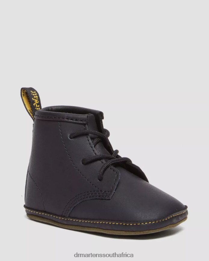 Newborn 1460 Auburn Leather Booties Dr. Martens Kids Footwear 2J208N394 Black