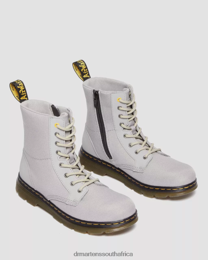 Youth Combs Extra Tough Poly Casual Boots Dr. Martens Kids Footwear 2J208N468 Mid Grey Extra Tough & Rubbery