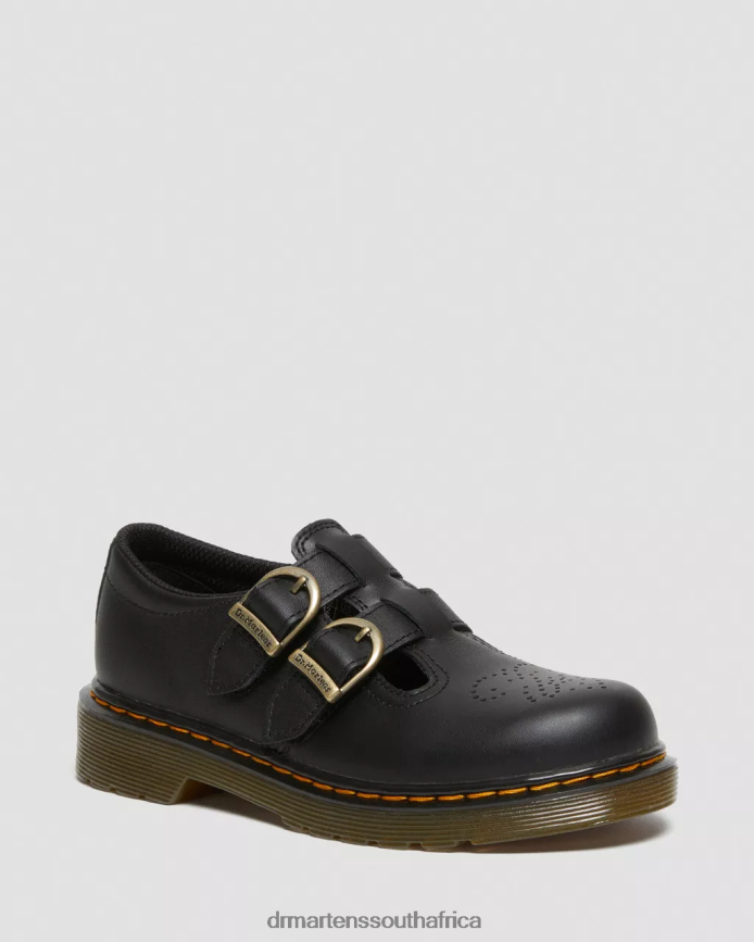 Junior 8065 Softy T Leather Mary Jane Shoes Dr. Martens Kids Footwear 2J208N428 Black Softy T