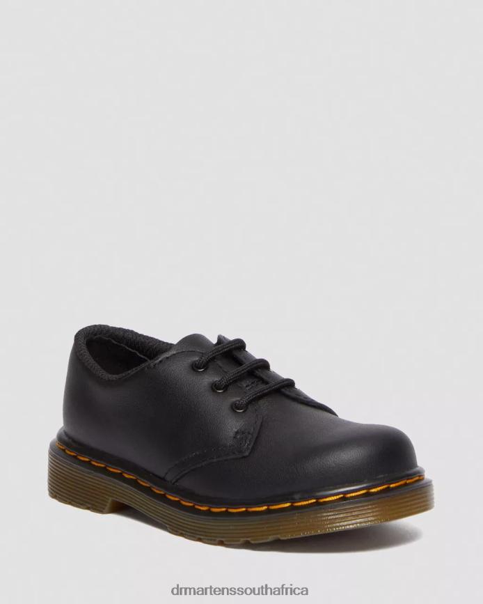 Toddler 1461 Softy T Leather Oxford Shoes Dr. Martens Kids Footwear 2J208N405 Black Softy T
