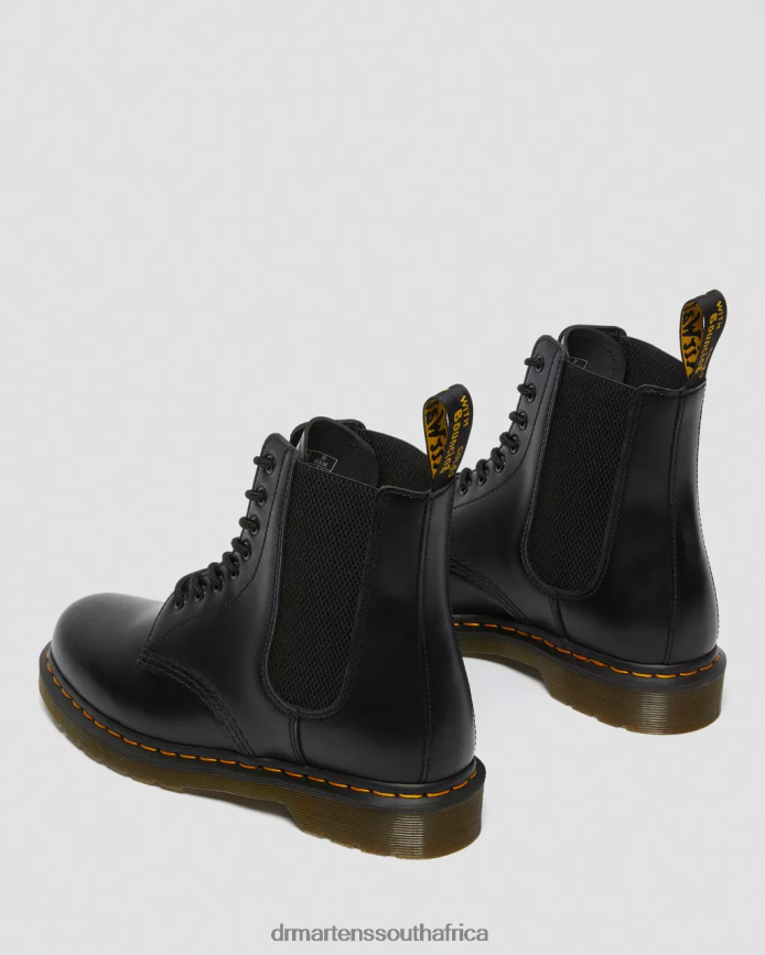 1460 Harper Smooth Leather Lace Up Boots Dr. Martens Men Footwear 2J208N111 Black Smooth