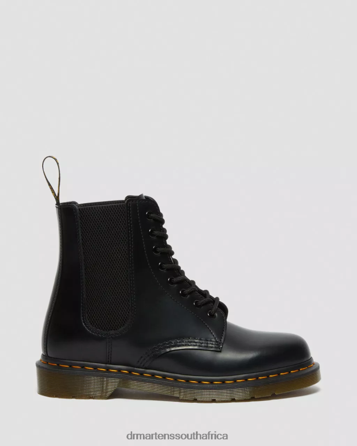 1460 Harper Smooth Leather Lace Up Boots Dr. Martens Men Footwear 2J208N111 Black Smooth
