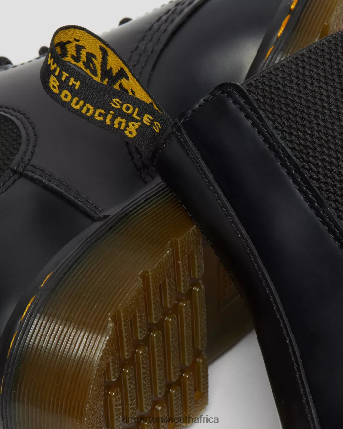 1460 Harper Smooth Leather Lace Up Boots Dr. Martens Men Footwear 2J208N111 Black Smooth