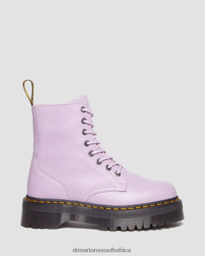 Jadon Boot Pisa Leather Platforms Dr. Martens Men Footwear 2J208N123 Lilac Pisa