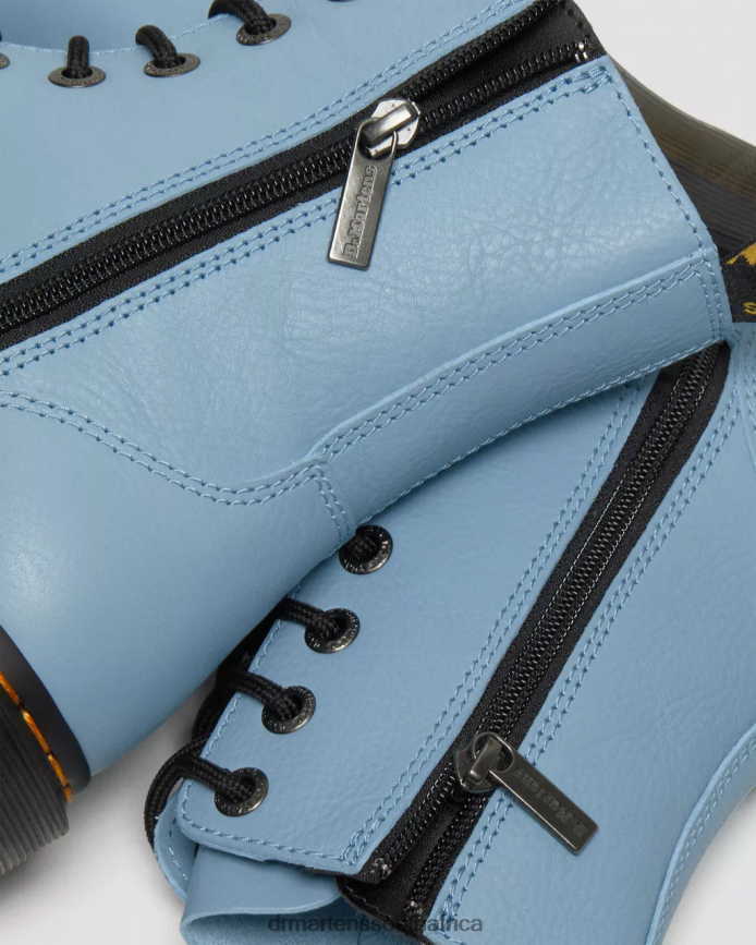 Jadon Boot Pisa Leather Platforms Dr. Martens Men Footwear 2J208N130 Blue Pisa