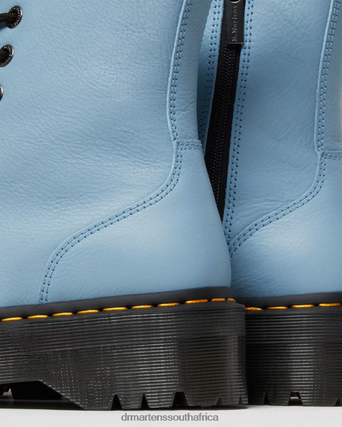 Jadon Boot Pisa Leather Platforms Dr. Martens Men Footwear 2J208N130 Blue Pisa