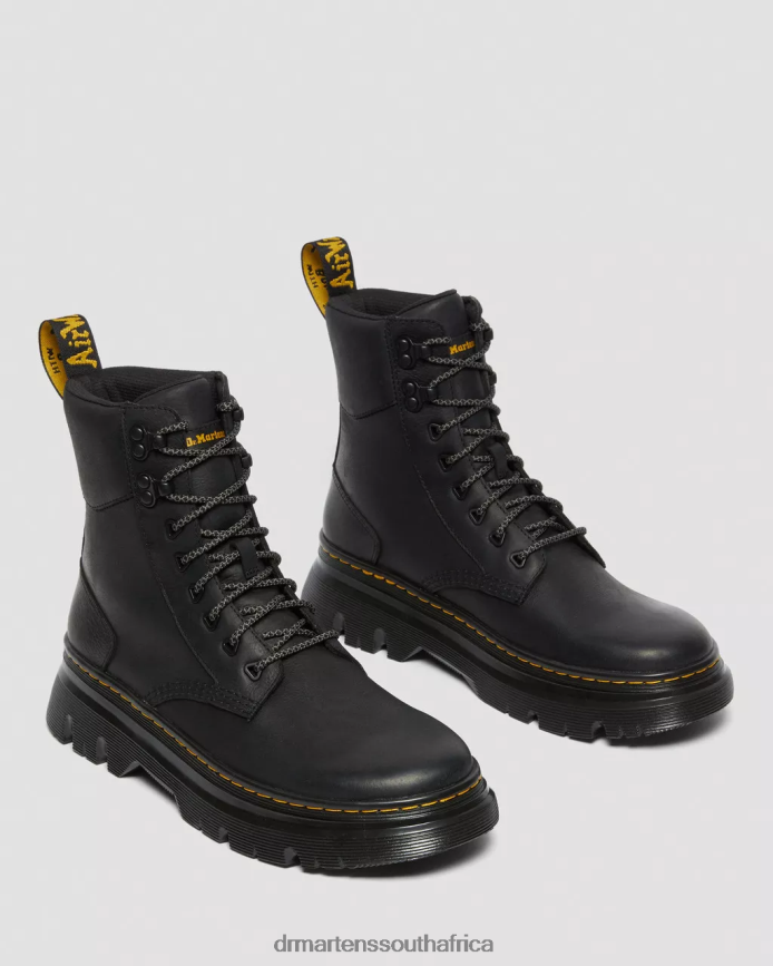 Tarik Wyoming Leather Utility Boots Dr. Martens Men Footwear 2J208N77 Black Wyoming