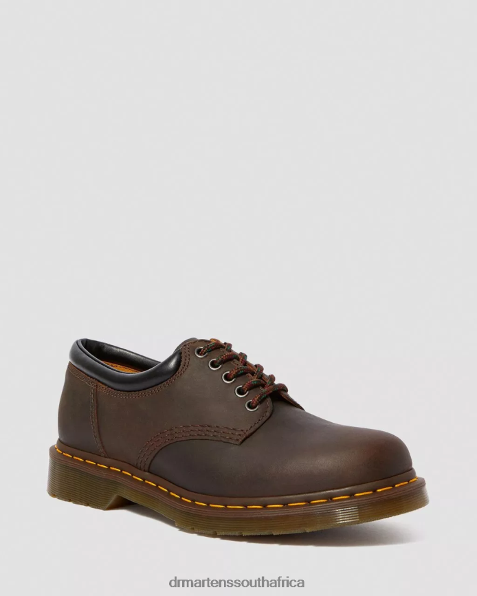 8053 Crazy Horse Leather Casual Shoes Dr. Martens Men Footwear 2J208N295 Dark Brown Crazy Horse