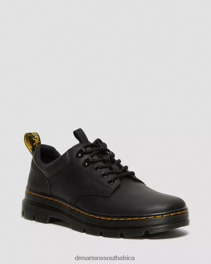 Reeder Wyoming Leather Utility Shoes Dr. Martens Men Footwear 2J208N390 Black Wyoming