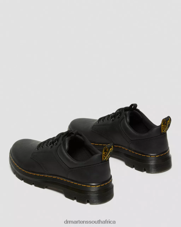 Reeder Wyoming Leather Utility Shoes Dr. Martens Men Footwear 2J208N390 Black Wyoming