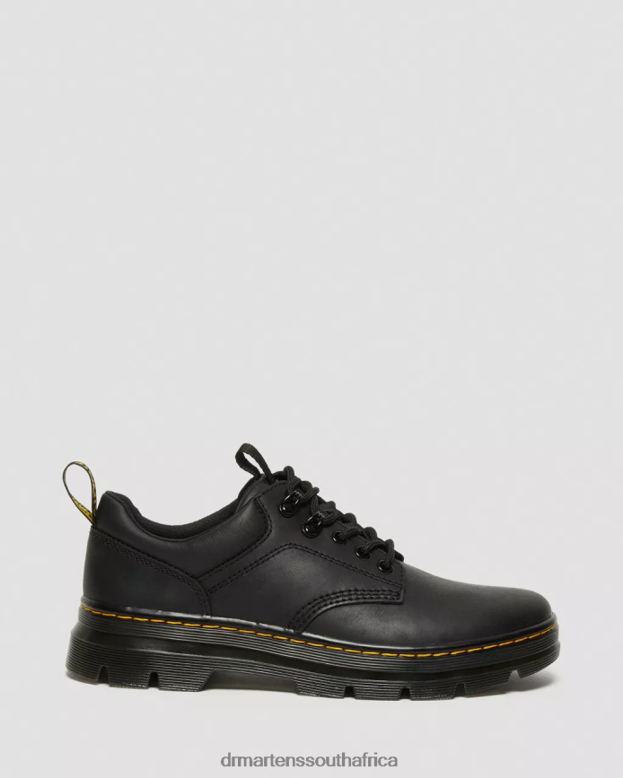 Reeder Wyoming Leather Utility Shoes Dr. Martens Men Footwear 2J208N390 Black Wyoming