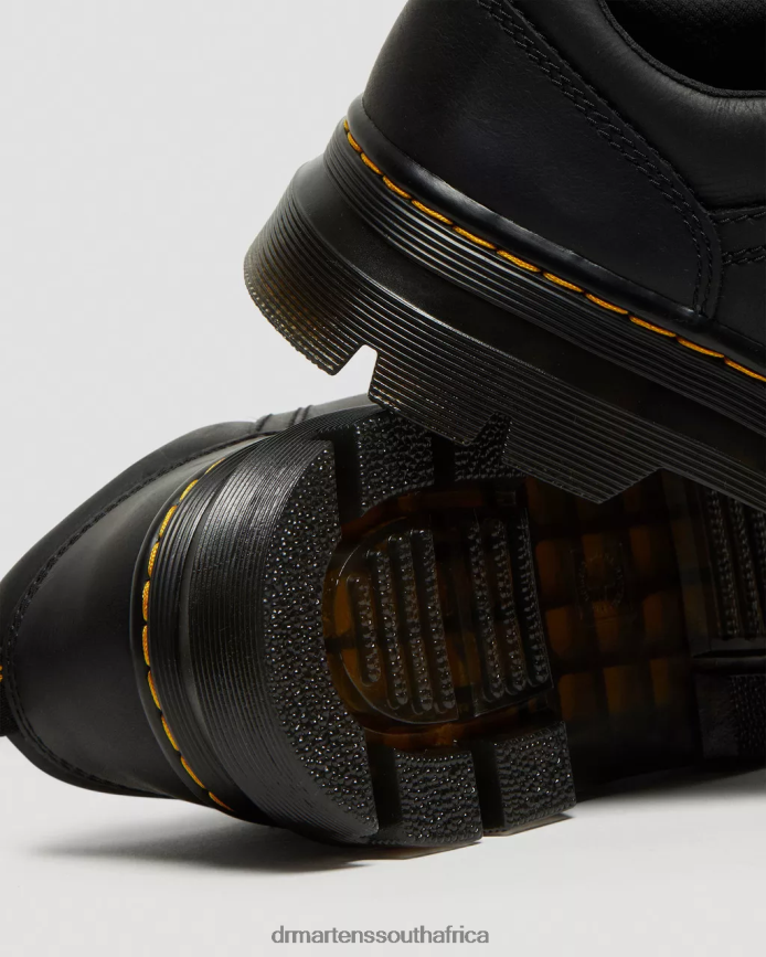 Reeder Wyoming Leather Utility Shoes Dr. Martens Men Footwear 2J208N390 Black Wyoming