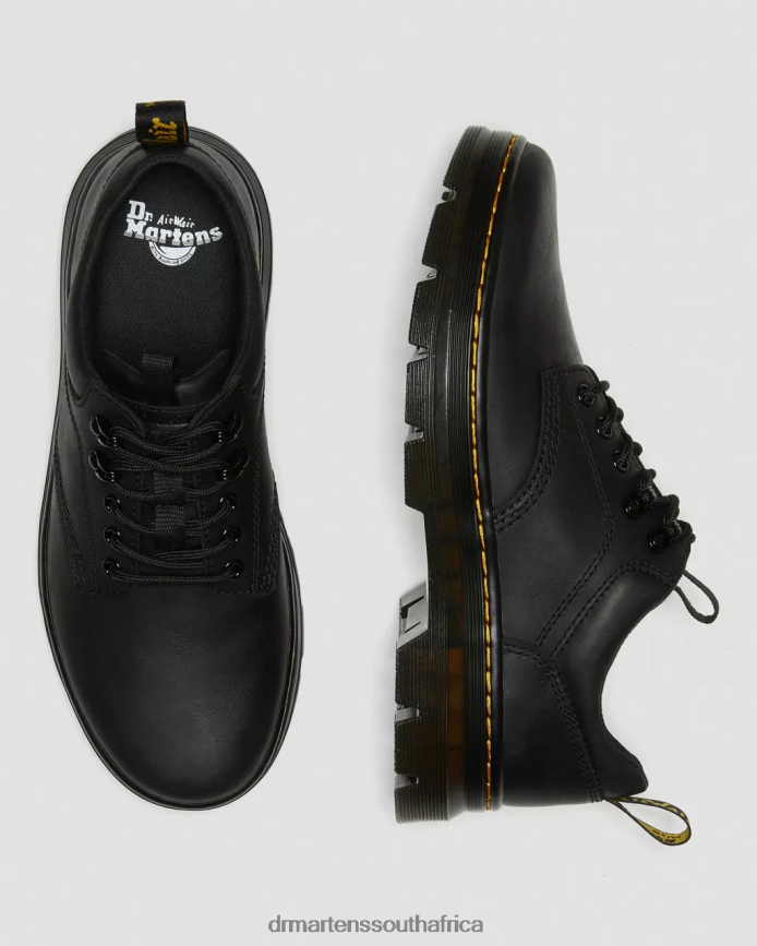Reeder Wyoming Leather Utility Shoes Dr. Martens Men Footwear 2J208N390 Black Wyoming