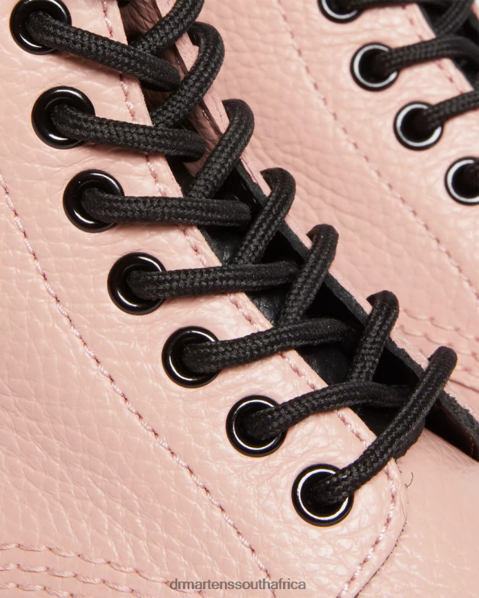 Sinclair Milled Nappa Leather Platform Boots Dr. Martens Unisex Footwear 2J208N214 Peach Beige Milled Nappa