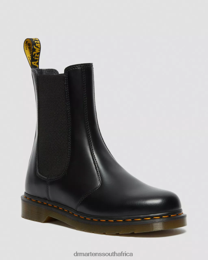 2976 Hi Smooth Leather Chelsea Boots Dr. Martens Unisex Footwear 2J208N109 Black Smooth