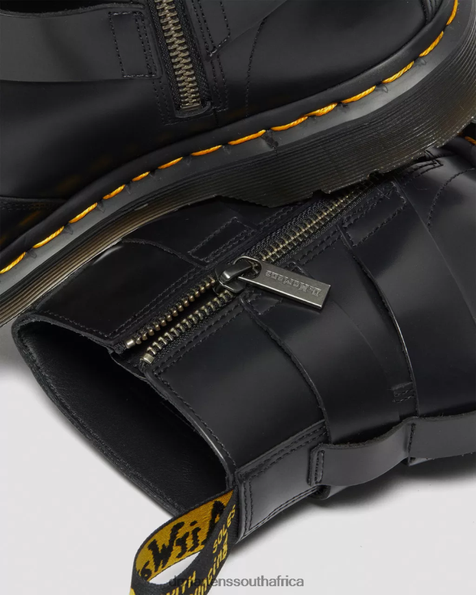 Jaimes Leather Harness Chelsea Boots Dr. Martens Unisex Footwear 2J208N188 Black Polished Smooth