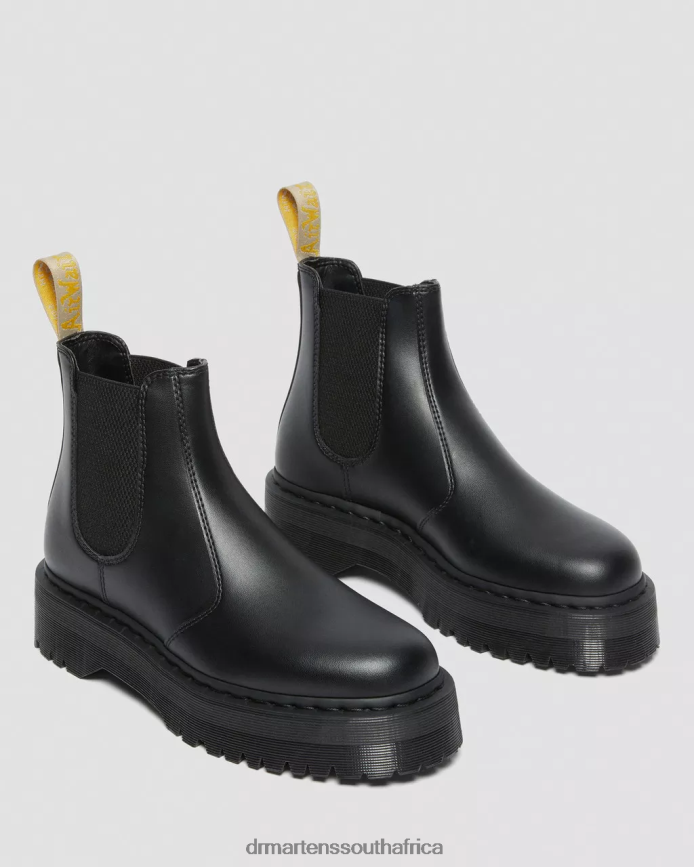 Vegan 2976 Felix Platform Chelsea Boots Dr. Martens Unisex Footwear 2J208N9 Black Felix Rub Off