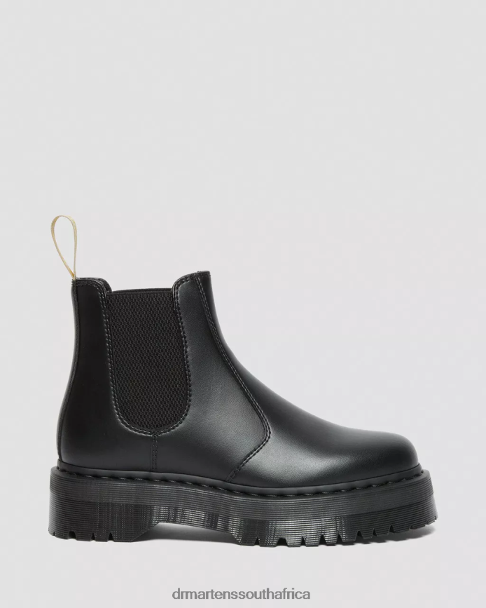 Vegan 2976 Felix Platform Chelsea Boots Dr. Martens Unisex Footwear 2J208N9 Black Felix Rub Off