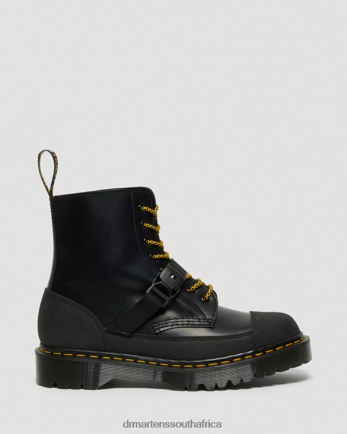 1460 Bex Tech Made in England Leather Lace Up Boots Dr. Martens Unisex Footwear 2J208N147 Black Smooth & Dual Original