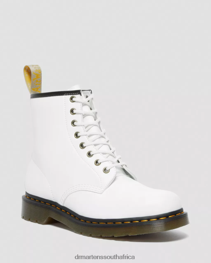 Vegan 1460 Kemble Lace Up Boots Dr. Martens Unisex Footwear 2J208N115 White Kemble