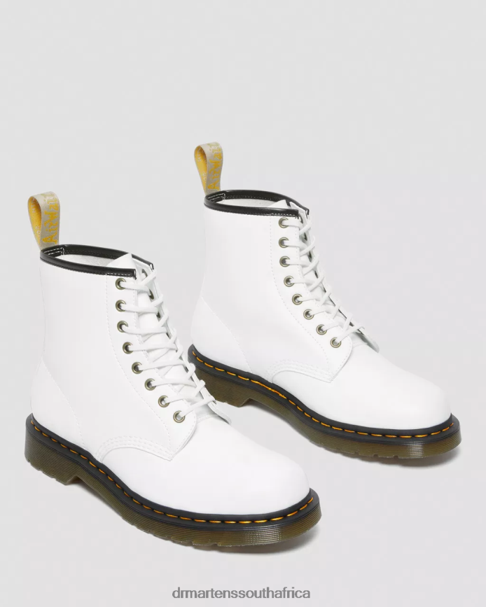 Vegan 1460 Kemble Lace Up Boots Dr. Martens Unisex Footwear 2J208N115 White Kemble