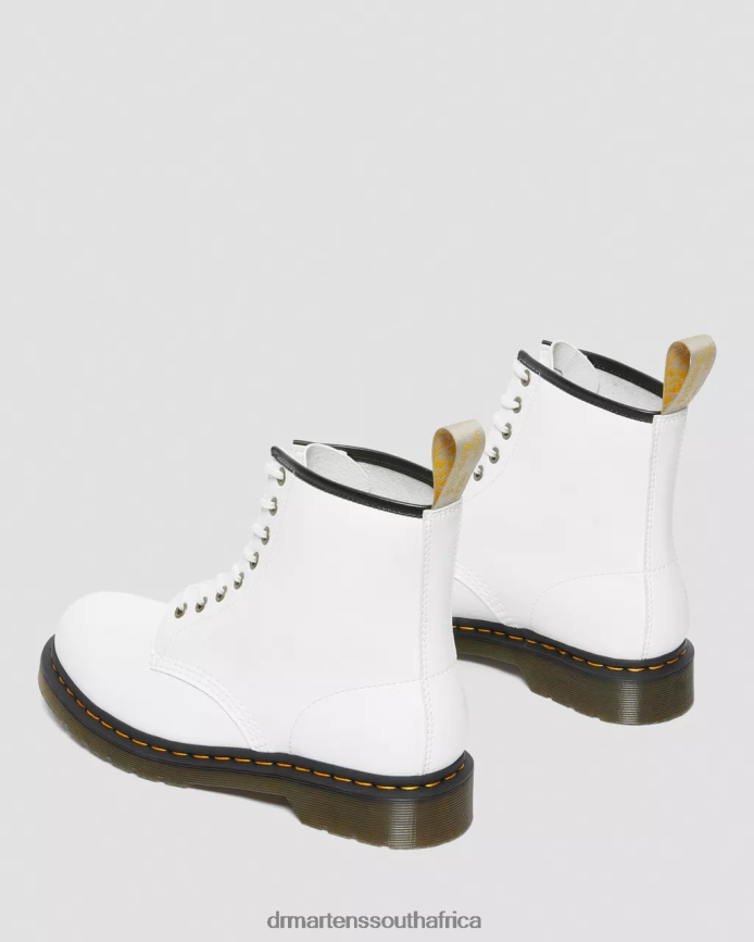 Vegan 1460 Kemble Lace Up Boots Dr. Martens Unisex Footwear 2J208N115 White Kemble