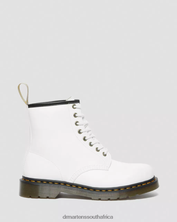 Vegan 1460 Kemble Lace Up Boots Dr. Martens Unisex Footwear 2J208N115 White Kemble