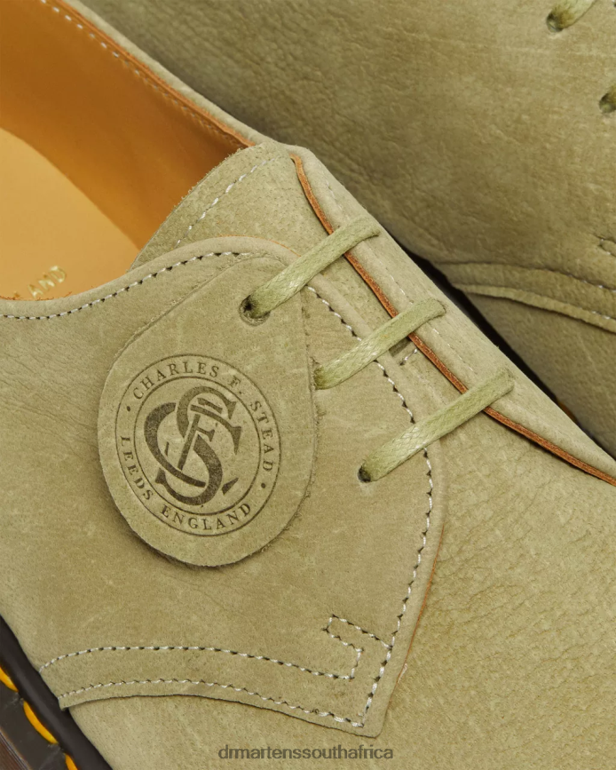 1461 Made in England Nubuck Leather Oxford Shoes Dr. Martens Unisex Footwear 2J208N321 Green