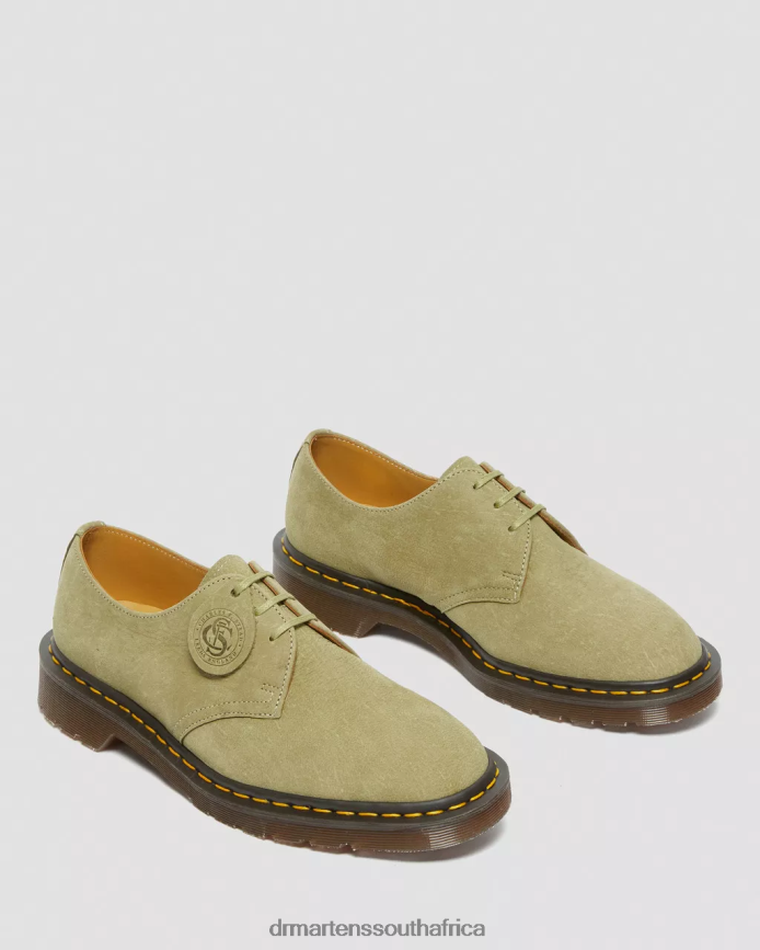 1461 Made in England Nubuck Leather Oxford Shoes Dr. Martens Unisex Footwear 2J208N321 Green
