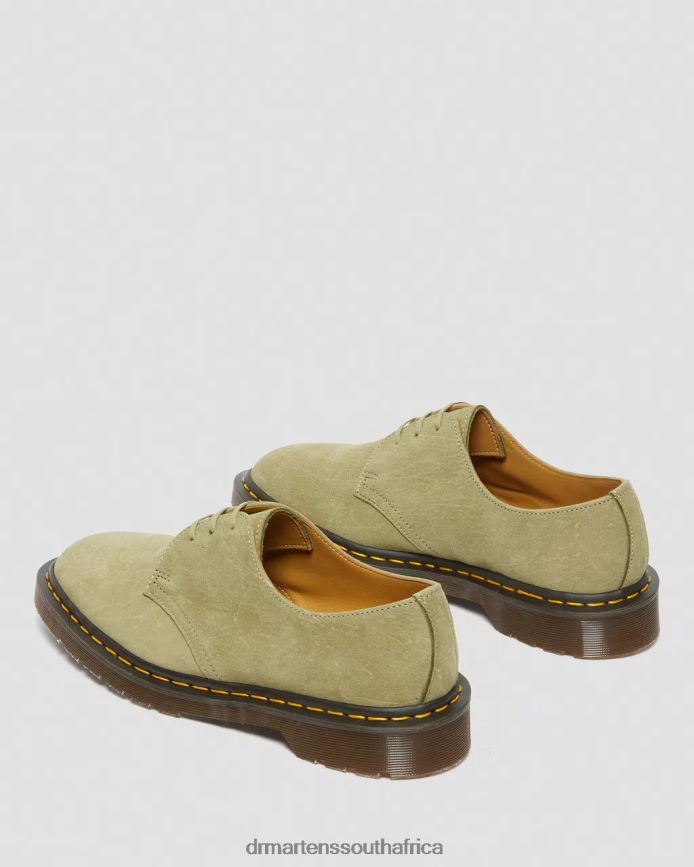 1461 Made in England Nubuck Leather Oxford Shoes Dr. Martens Unisex Footwear 2J208N321 Green