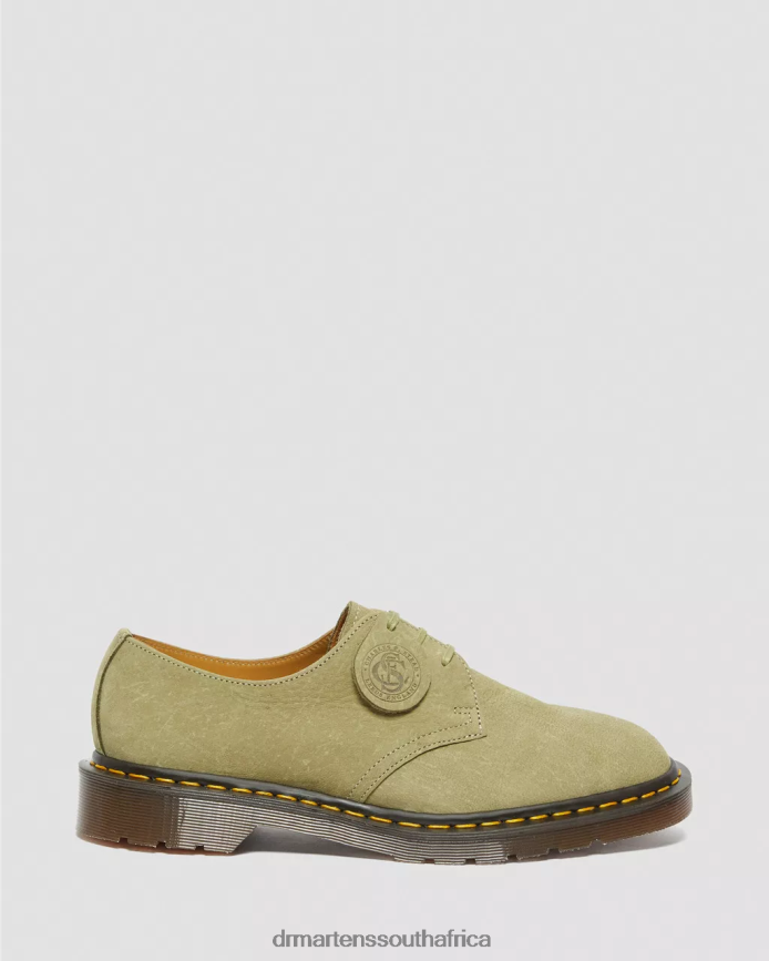 1461 Made in England Nubuck Leather Oxford Shoes Dr. Martens Unisex Footwear 2J208N321 Green