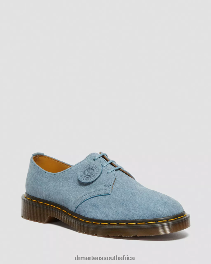 1461 Made in England Nubuck Leather Oxford Shoes Dr. Martens Unisex Footwear 2J208N325 Blue