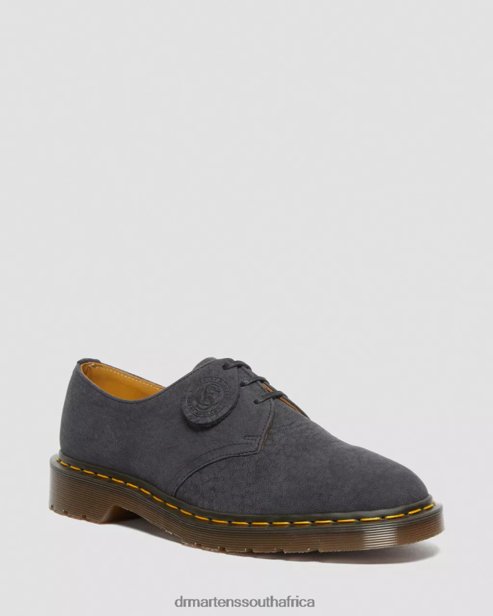 1461 Made in England Nubuck Leather Oxford Shoes Dr. Martens Unisex Footwear 2J208N331 Black