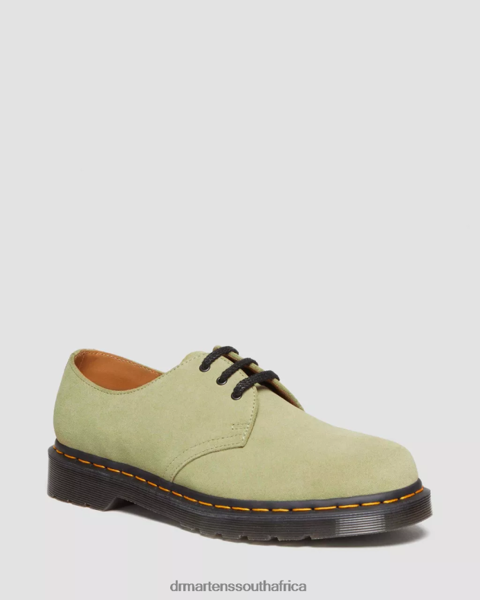 1461 Suede Oxford Shoes Dr. Martens Unisex Footwear 2J208N319 Pale Olive E.H.Suede