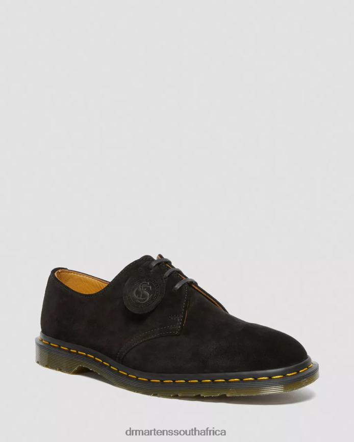 Archie II Made in England Suede Oxford Shoes Dr. Martens Unisex Footwear 2J208N334 Black Repello Calf Suede Mb