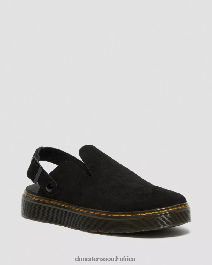 Carlson Suede Casual Slingback Mules Dr. Martens Unisex Footwear 2J208N349 Black E.H.Suede
