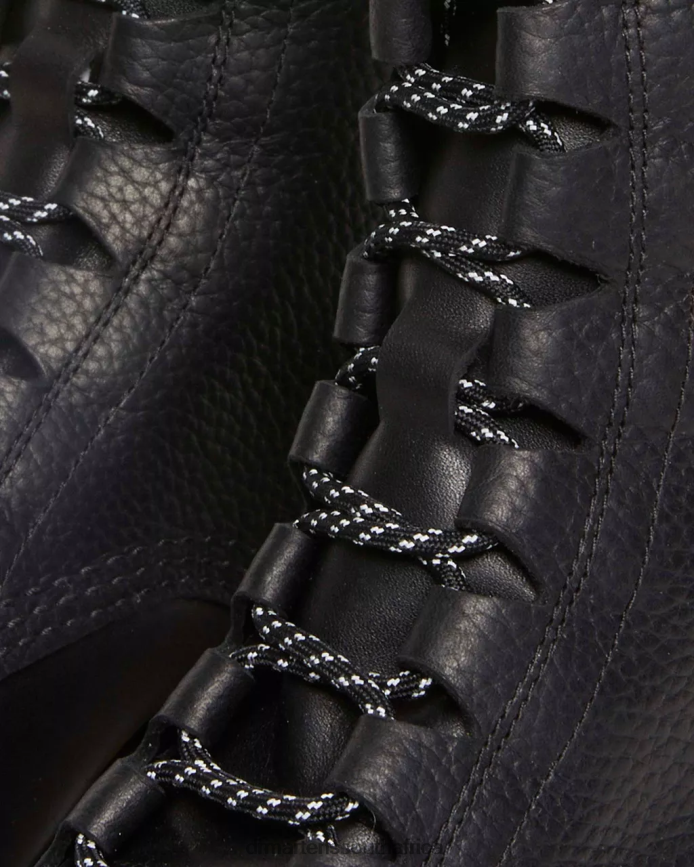 1460 Pascal Made In England Ghillie Boots Dr. Martens Women Footwear 2J208N384 Black Sechura & Atacama