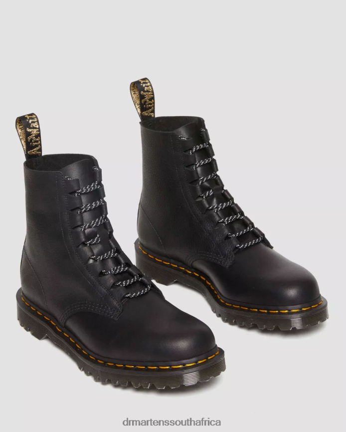 1460 Pascal Made In England Ghillie Boots Dr. Martens Women Footwear 2J208N384 Black Sechura & Atacama