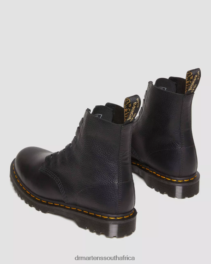 1460 Pascal Made In England Ghillie Boots Dr. Martens Women Footwear 2J208N384 Black Sechura & Atacama