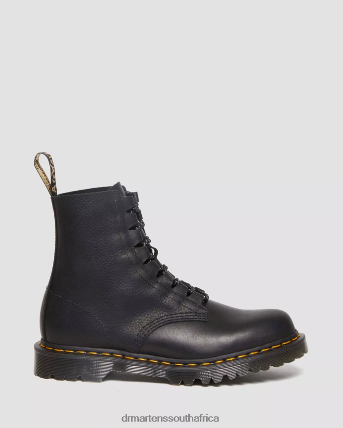 1460 Pascal Made In England Ghillie Boots Dr. Martens Women Footwear 2J208N384 Black Sechura & Atacama