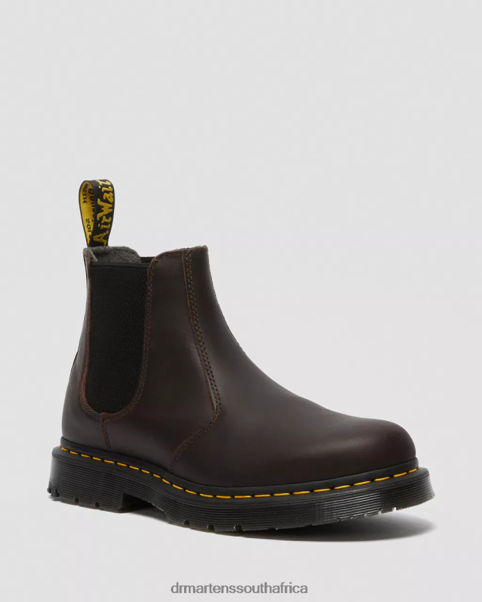 2976 DM's Wintergrip Chelsea Boots Dr. Martens Women Footwear 2J208N158 Cocoa Snowplow