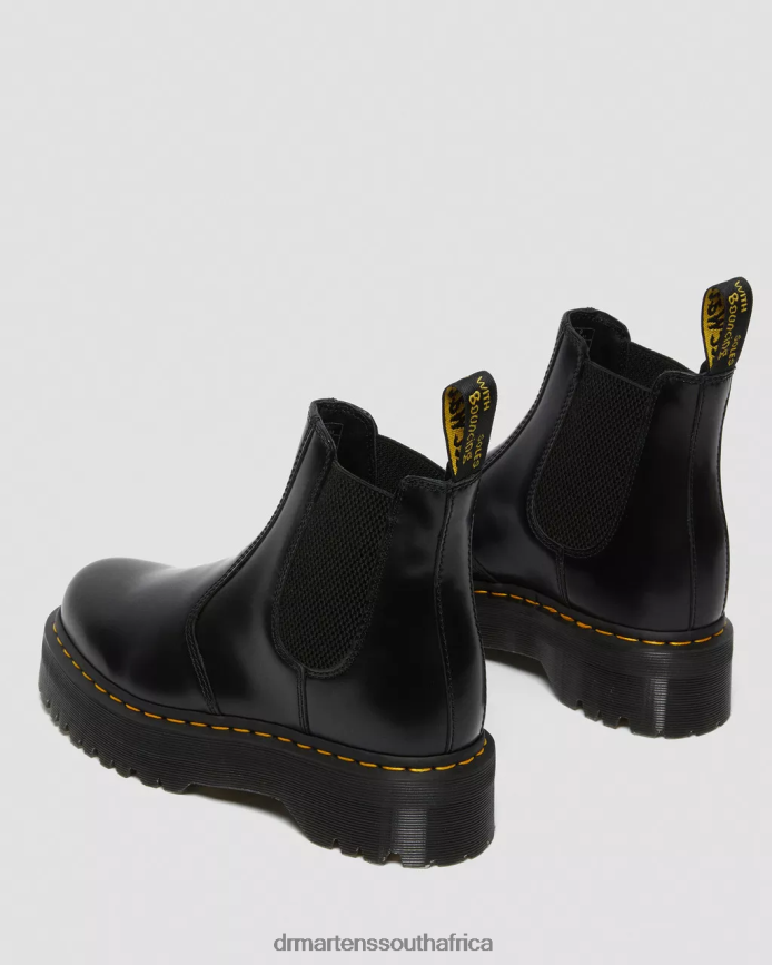 2976 Polished Smooth Platform Chelsea Boots Dr. Martens Women Footwear 2J208N24 Black Polished Smooth