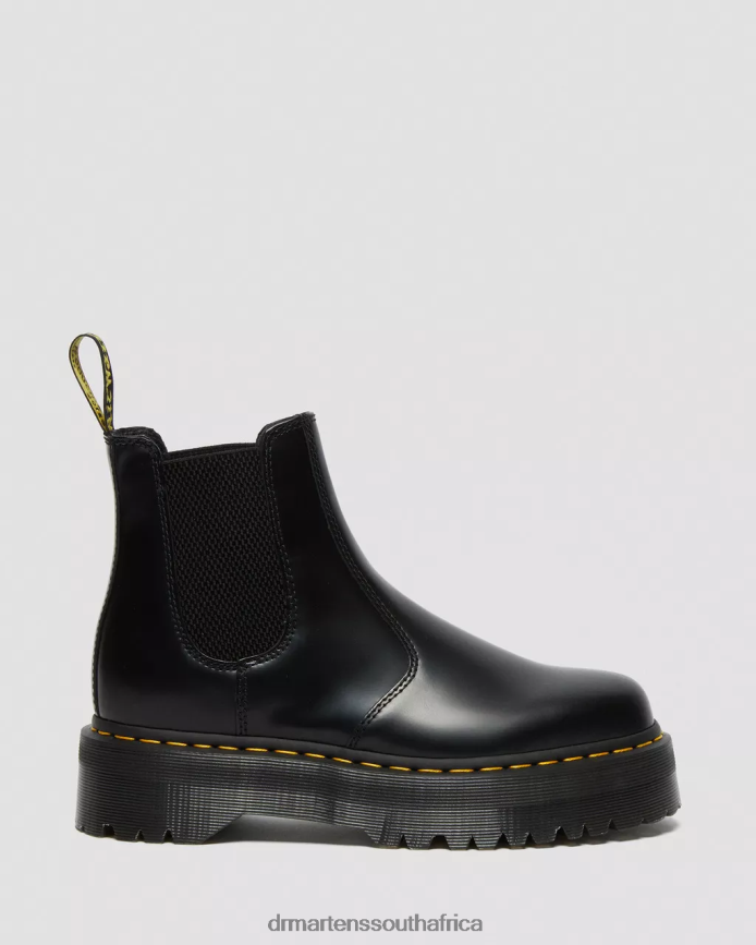 2976 Polished Smooth Platform Chelsea Boots Dr. Martens Women Footwear 2J208N24 Black Polished Smooth